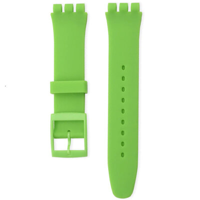 Унисекс зелена силиконова каишка за часовници Swatch
