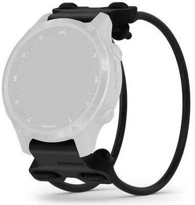 силиконова каишка Garmin 20mm Bungee Mount (за Garmin Fenix 8/7S/6S (43mm), и др.), черна, QuickFit, 010-13249-00