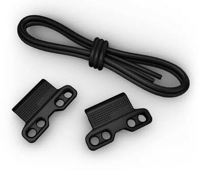 силиконова каишка Garmin 22mm Bungee Mount (за Garmin Fenix 8/7/6 (47mm), и др.), черна, QuickFit, 010-13249-01