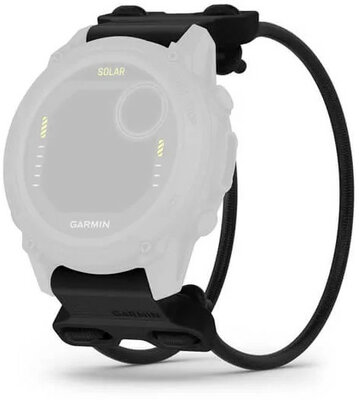 силиконова каишка Garmin 22mm Bungee Mount (за Garmin Fenix 8/7/6 (47mm), и др.), черна, QuickFit, 010-13249-01