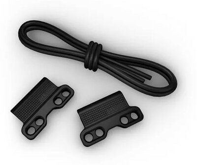 силиконова каишка Garmin 26mm Bungee Mount (за Garmin Fenix 8/7X/6X (51mm), Tactix и др.), черна, QuickFit, 010-13249-02