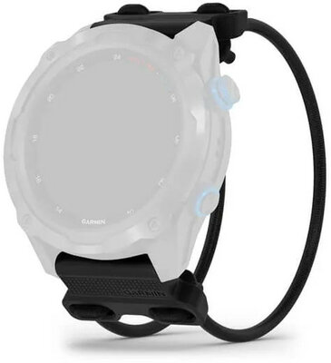 силиконова каишка Garmin 26mm Bungee Mount (за Garmin Fenix 8/7X/6X (51mm), Tactix и др.), черна, QuickFit, 010-13249-02
