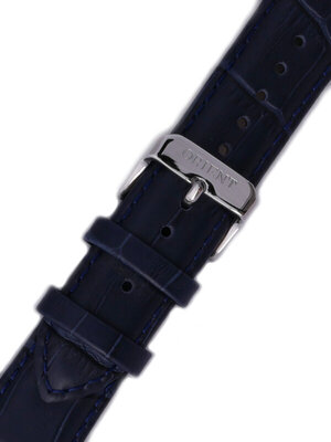 кожена каишка Orient UL016013J0 22mm (за модела RA-AG00), синя