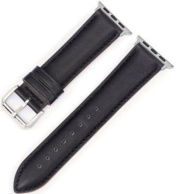 Кожена каишка Ricardo (за Apple Watch 38/40/41mm), черна V2