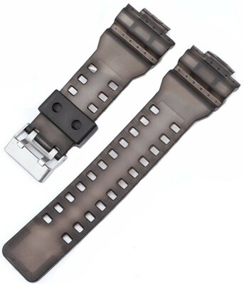пластмасова каишка Ricardo Felino 16mm (за Casio G-Shock GA-100, GA-110, GD-120, GLS-100), черен V1