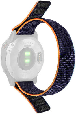Каишка за нанизване 20 мм, найлон, синя (Garmin Fenix 7S/6S/5S и др.)