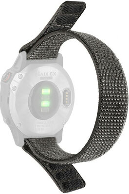 Каишка 20 мм, найлон, сива (Garmin Fenix 7S/6S/5S и др.)