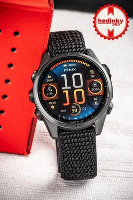 Найлонова каишка Ricardo Cortina 20mm, Black, пропускащ