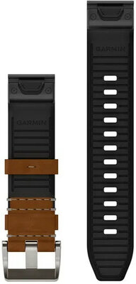 Кожена каишка Garmin 22mm (за Garmin Fenix 8/7/6 (47mm), Epix 2 и др.), кафява V3, QuickFit, 010-13225-08