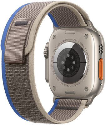 Найлонова каишка Apple (за Apple Watch 42/44/45/49mm), кафява, размер S/M