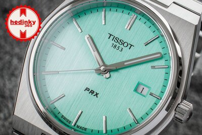 Tissot PRX Quartz T137.410.11.091.01 (в цвят Tiffany Blue)