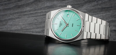 Tissot PRX Quartz T137.410.11.091.01 (в цвят Tiffany Blue)