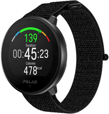 Спортен тестер Polar Unite H&L, черен, размер 1,5 мм M-L