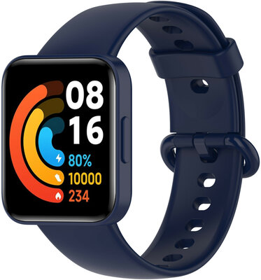 силиконова каишка Xiaomi (за Redmi Watch 2 Lite), синя