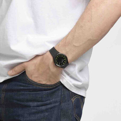 Swatch Brushed Green SS07B108