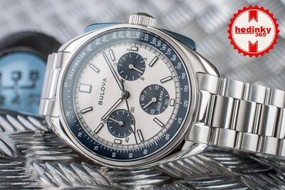 Bulova Lunar Pilot Quartz Chronograph 98K112 (+ резервна каишка)