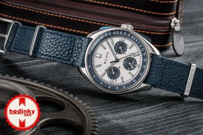 Bulova Lunar Pilot Quartz Chronograph 98K112 (+ резервна каишка)