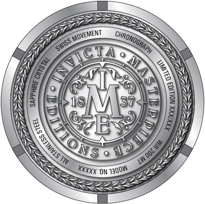 Invicta Gladiator Quartz 58mm 44616 Masterpiece Limited Edition