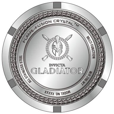 Invicta Gladiator Quartz 43mm 42232 (258 диаманта)