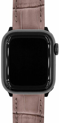 кожена каишка Hirsch Duke L 01028037-1, кафява, телешка кожа, дължина L, Quick Release