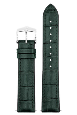 кожена каишка Hirsch Paul L 0925028040-2, зелен, телешка кожа/естествен каучук, дължина L, Quick Release