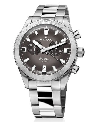 Edox SkyDiver Chronograph Quartz 10116-3-gridn Limited Edition 1000pcs ( + резервна каишка )