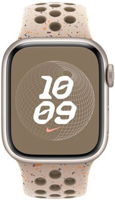 Силиконова каишка Apple (за Apple Watch 38/40/41mm), бежов, размер M/L