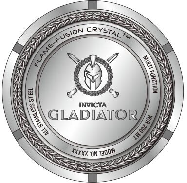 Invicta Gladiator Quartz 43mm 41121 (138 диаманта)