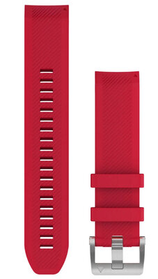 Силиконова каишка Garmin 22mm (за Garmin Fenix 8/7/6 (47mm), Epix 2 и др.), червена V4, QuickFit, 010-12738-17