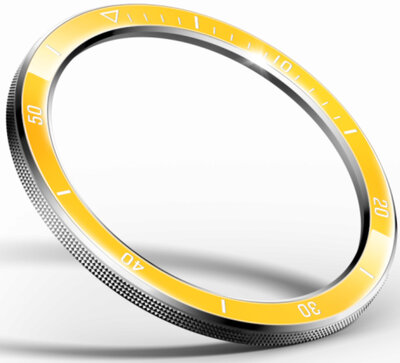 Резервна луничка за Xiaomi Watch S3 Безел (жълт)