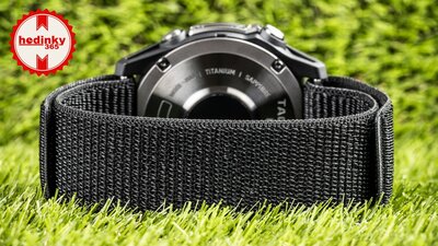 Найлонова каишка Ricardo Cortina 26mm, Black, пропускащ