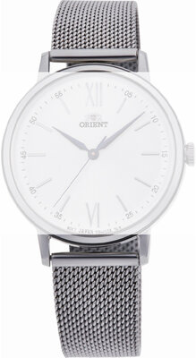 верижка от неръждаема стомана Orient UM00C112J0 16mm (за model RA-QC17), сребърен, миланезе