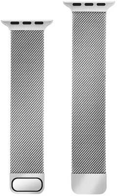 Каишка за Apple Watch, миланско натягане, стомана (за корпуси 42/44/45/49 мм)