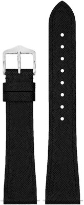 Кожена каишка Hirsch Giffone L 01875050-2, черна, телешка кожа, дължина L, Quick Release