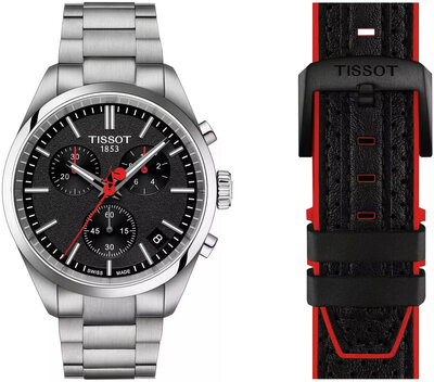 Tissot PR 100 Chronograph Quartz 2024 T150.417.11.051.01 La Vuelta 2024 Limited Edition (+ резервна каишка)