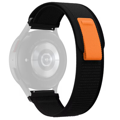 Каишка за бързо освобождаване 22 мм, найлон, черна, велкро (Garmin Venu 3, Forerunner 265, Vívoactive 4 и др.)