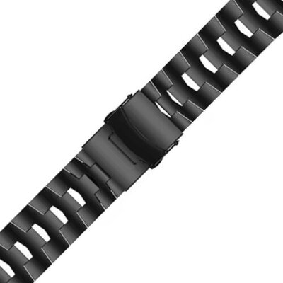 Каишка QuickFit 26 мм, стоманена, черна (Garmin Fenix 7X/6X/5X, Tactix и др.)