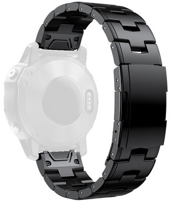 Верижка от неръждаема стомана Ricardo Cafragna 26mm, Black, QuickFit