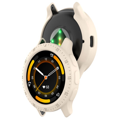 Защитен калъф (за Garmin Venu 3S), пластмасов, бежов