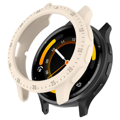 Защитен калъф (за Garmin Venu 3S), пластмасов, бежов