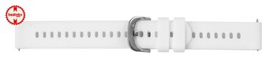 Силиконова каишка Ricardo Marmolada 18mm, White, Quick Release