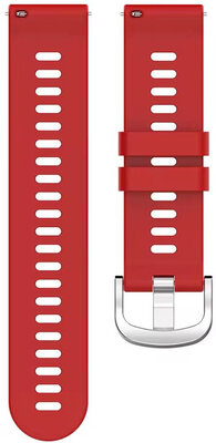 силиконова каишка Ricardo 18mm (за Garmin Venu 2S, Vívoactive 4S, Forerunner 265S, Venu 3S и др.), червена, Quick Release