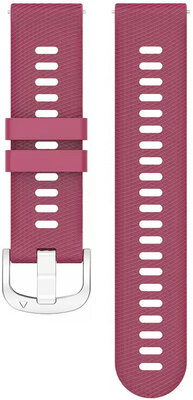 Силиконова каишка Ricardo 18mm (pro Garmin Venu 2S, Vívoactive 4S, Forerunner 265S, Venu 3S aj.), червено V1, Quick Release