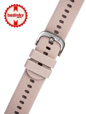 Силиконова каишка Ricardo Marmolada 18mm, Pink, Quick Release