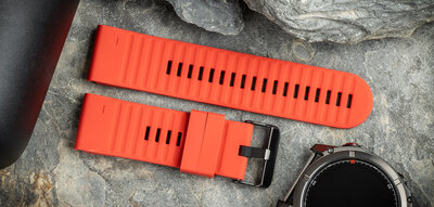 силиконова каишка Ricardo Livigno 26mm, Red, QuickFit