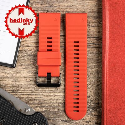 силиконова каишка Ricardo Livigno 26mm, Red, QuickFit