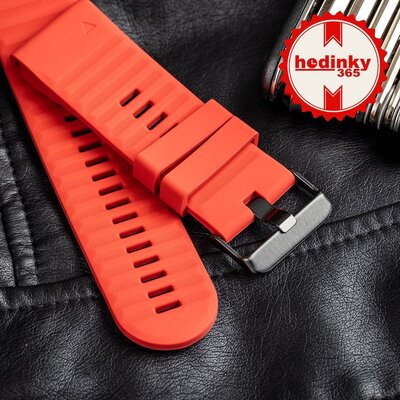 силиконова каишка Ricardo Livigno 26mm, Red, QuickFit