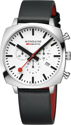 Mondaine Grand Cushion Quartz MSL.41410.LBV.SET (+ резервна каишка)
