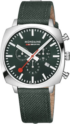 Mondaine Grand Cushion Quartz MSL.41460.LF.SET (+ резервна каишка)