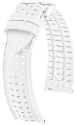 каучукова каишка Hirsch NYAD M 0920099100-2, бяла, естествен каучук, дължина M, Quick Release